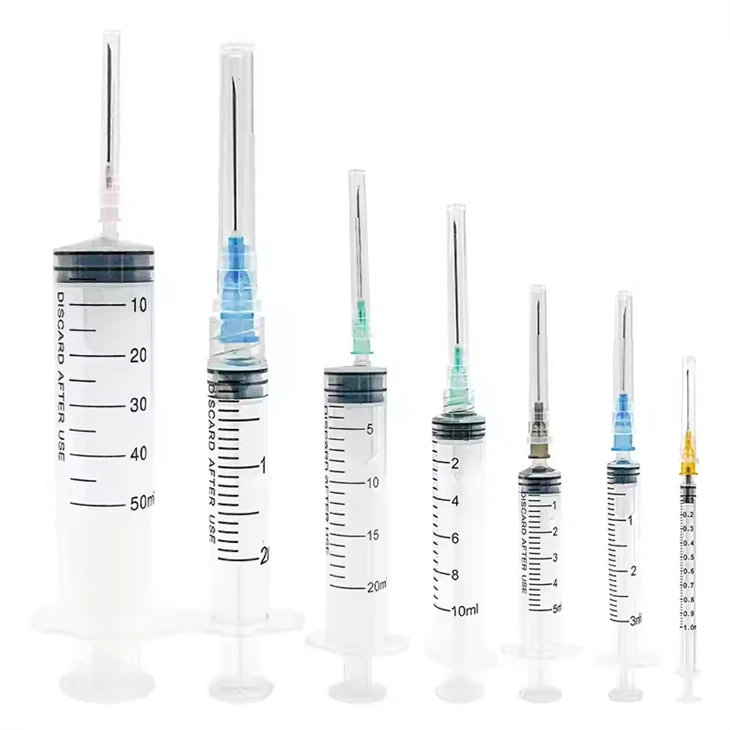 1~50ml Disposable Syringes With Needle
